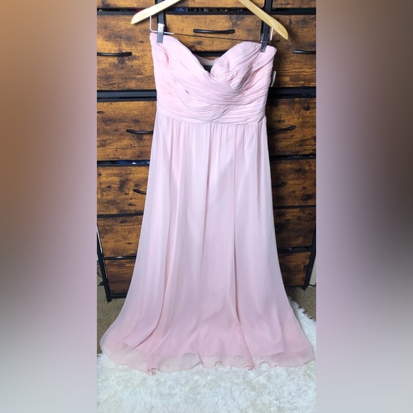 Lauren Ralph Lauren Soft Pink Strapless Dress size 8 - Picture 6 of 16